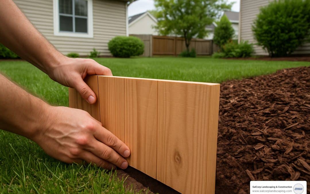 Cedar Solutions: How to Install Cedar Lawn Edging
