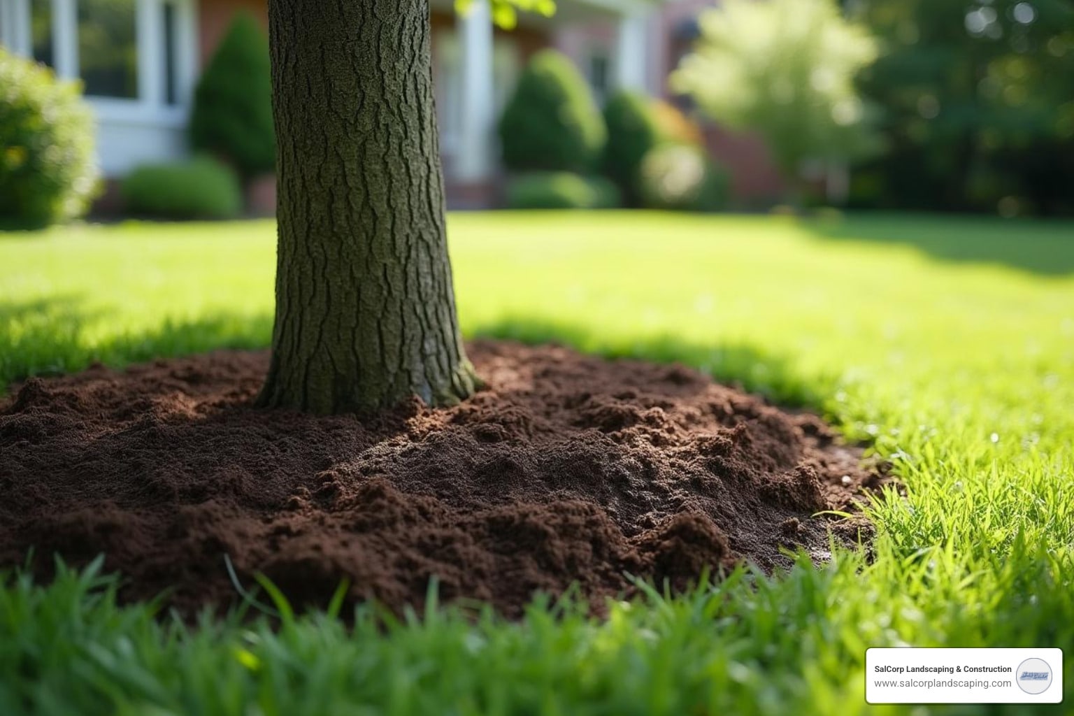 How to Edge and Mulch Around Trees Without Going Barking Mad