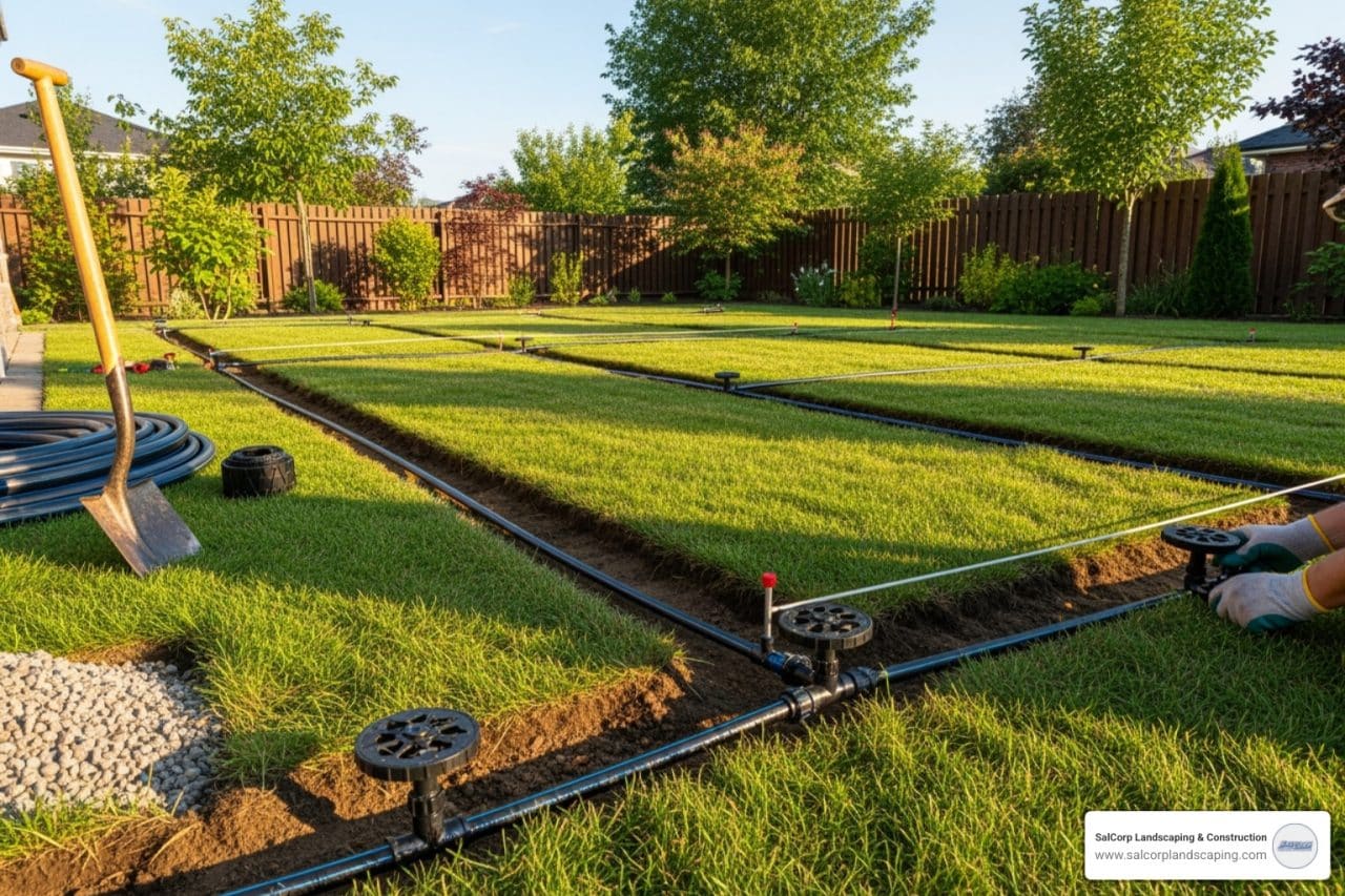 Beautiful view of Lawn Irrigation System Installation Costs