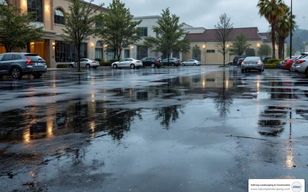 Don’t Get Flooded Out: The Smart Guide to Commercial Parking Lot Drainage