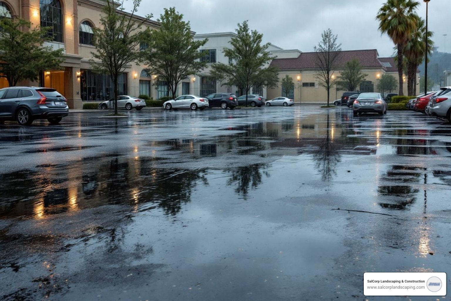 Don’t Get Flooded Out: The Smart Guide to Commercial Parking Lot Drainage