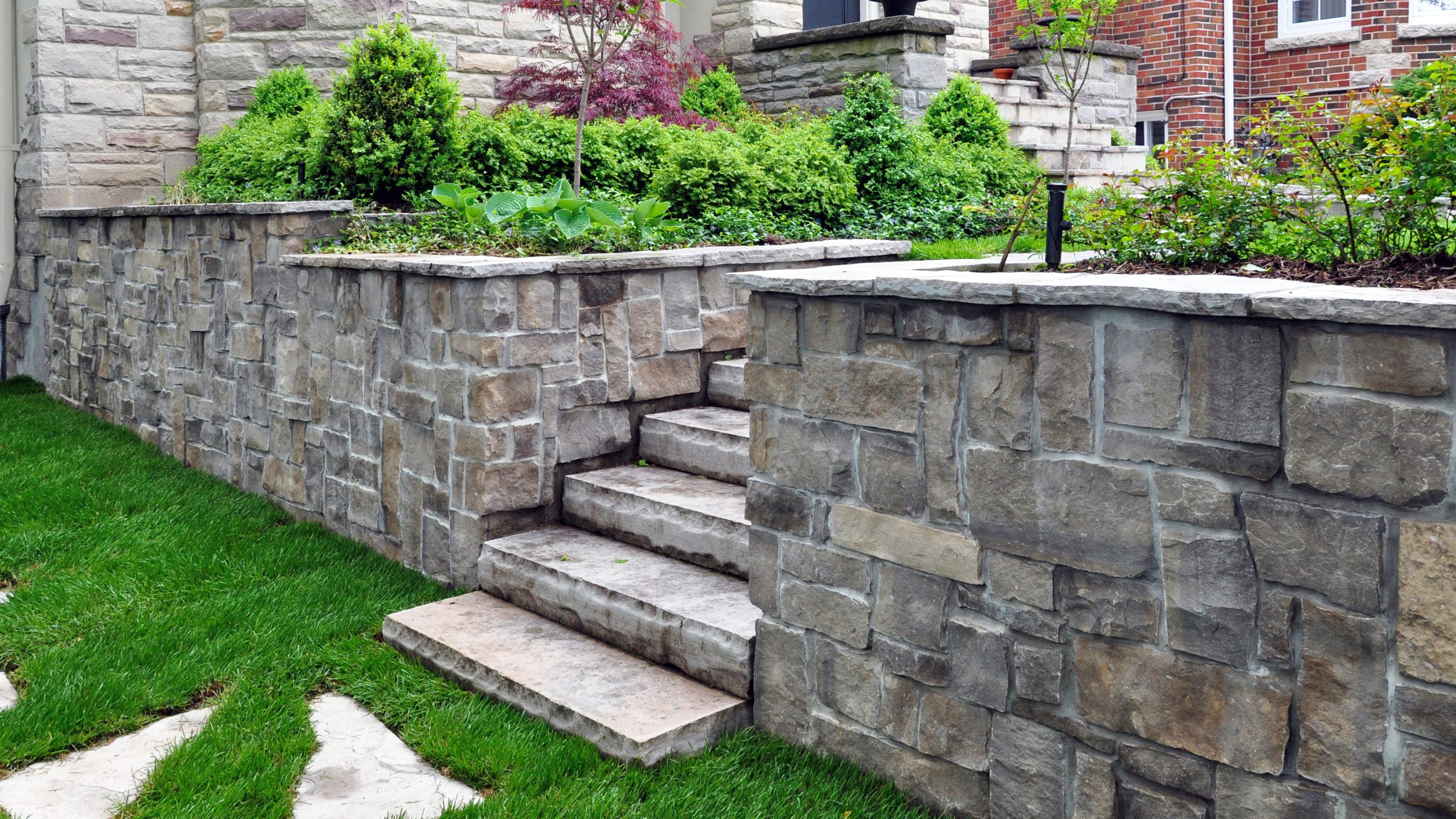 Professional retaining wall installation Walpole MA